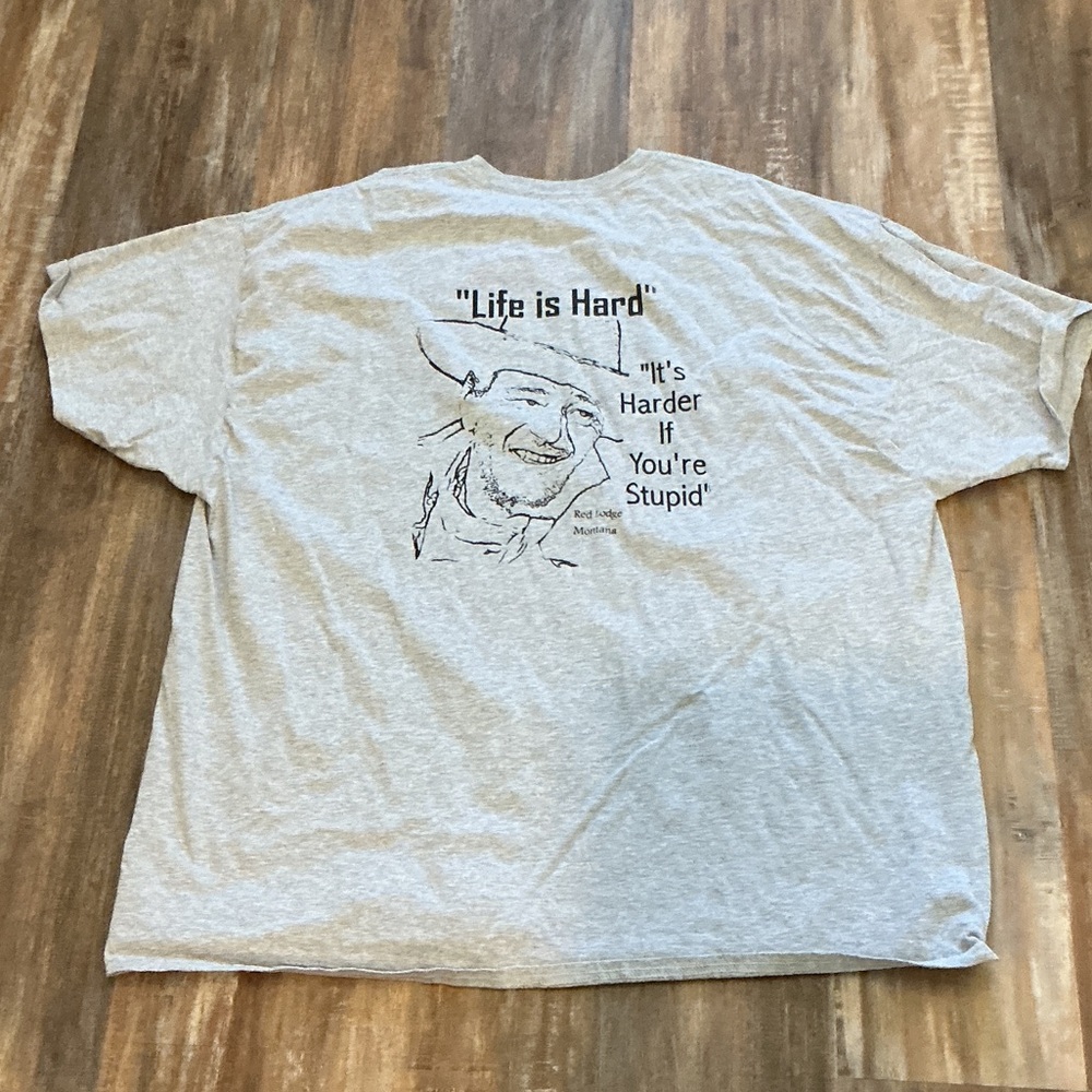 Gildan Light Gray Graphic Tee